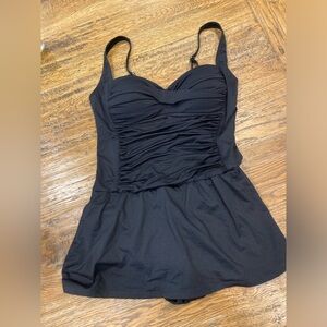 La Blanca Island Goddess One Piece Skirted Swimsuit